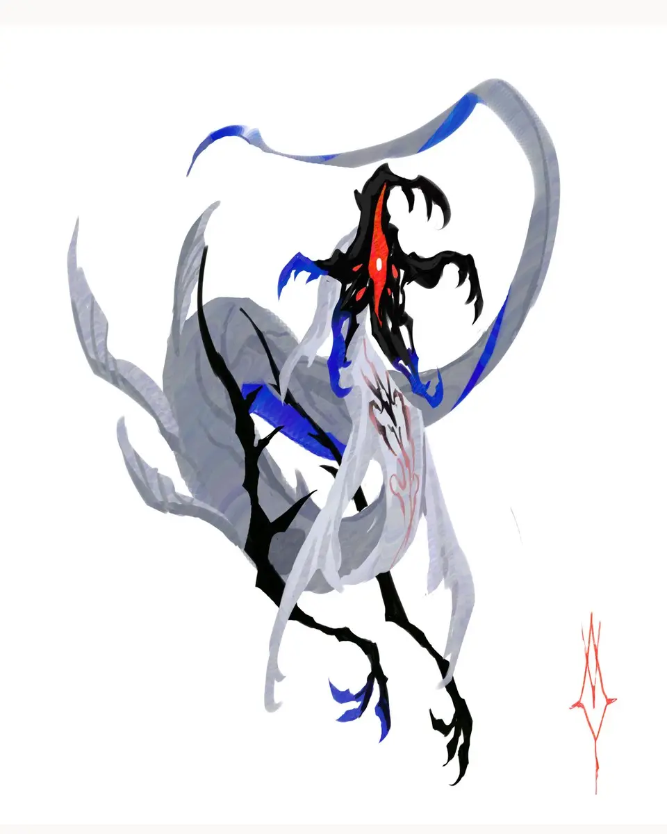 白夜枭作品 · 蓝喙夜游 Rostrum caeruleum（异骸百相）