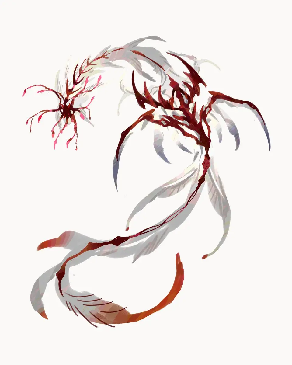白夜枭作品 · 赤纹骨鳐 Raia ossivena（异骸百相）