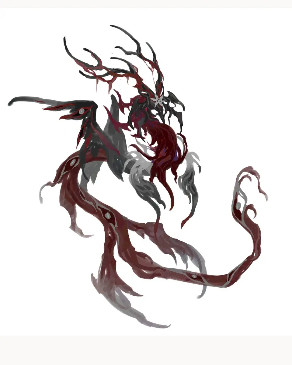 白夜枭作品 · 鹿角血祟 Cervus cruentus（异骸百相）
