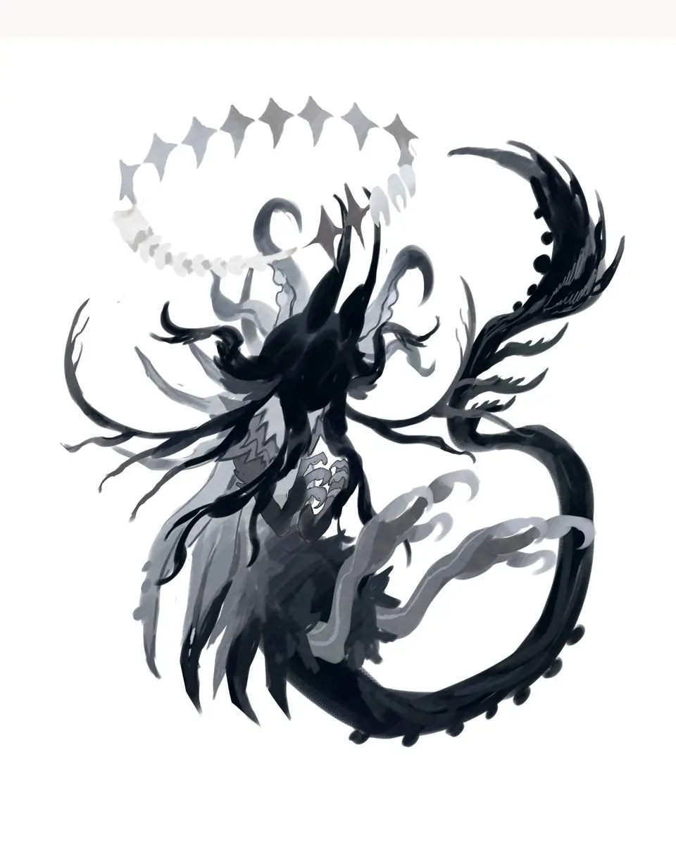 白夜枭作品 · 墨钩蛛魇 Arachne uncata（异骸百相）