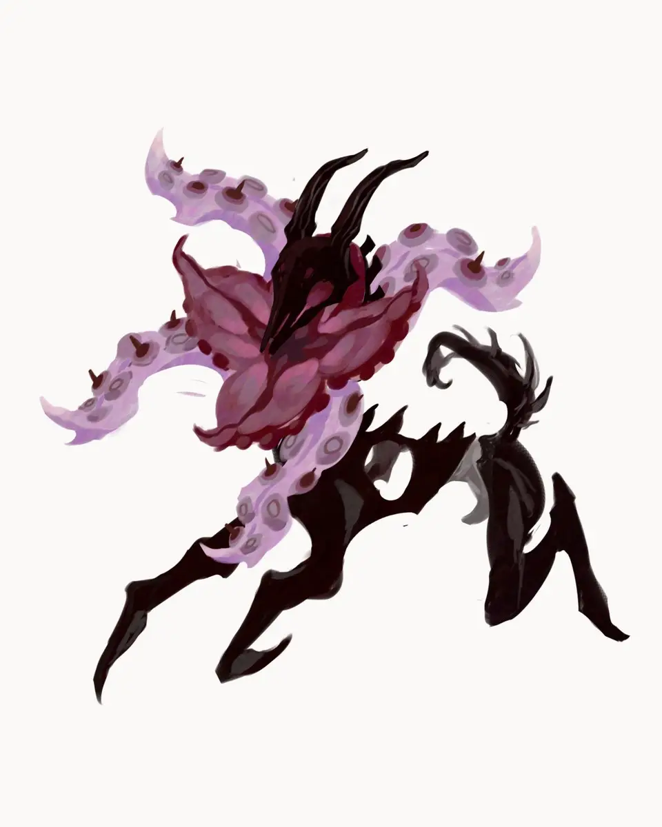 白夜枭作品 · 紫脊奔魇 Dorsum violaceum（异骸百相）