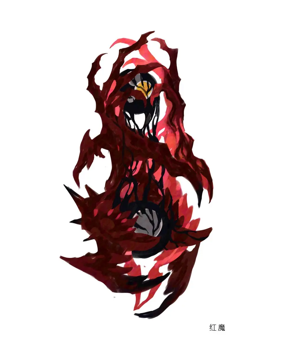 白夜枭作品 · 黑荆魔像 Idolum atrorubum（异骸百相）