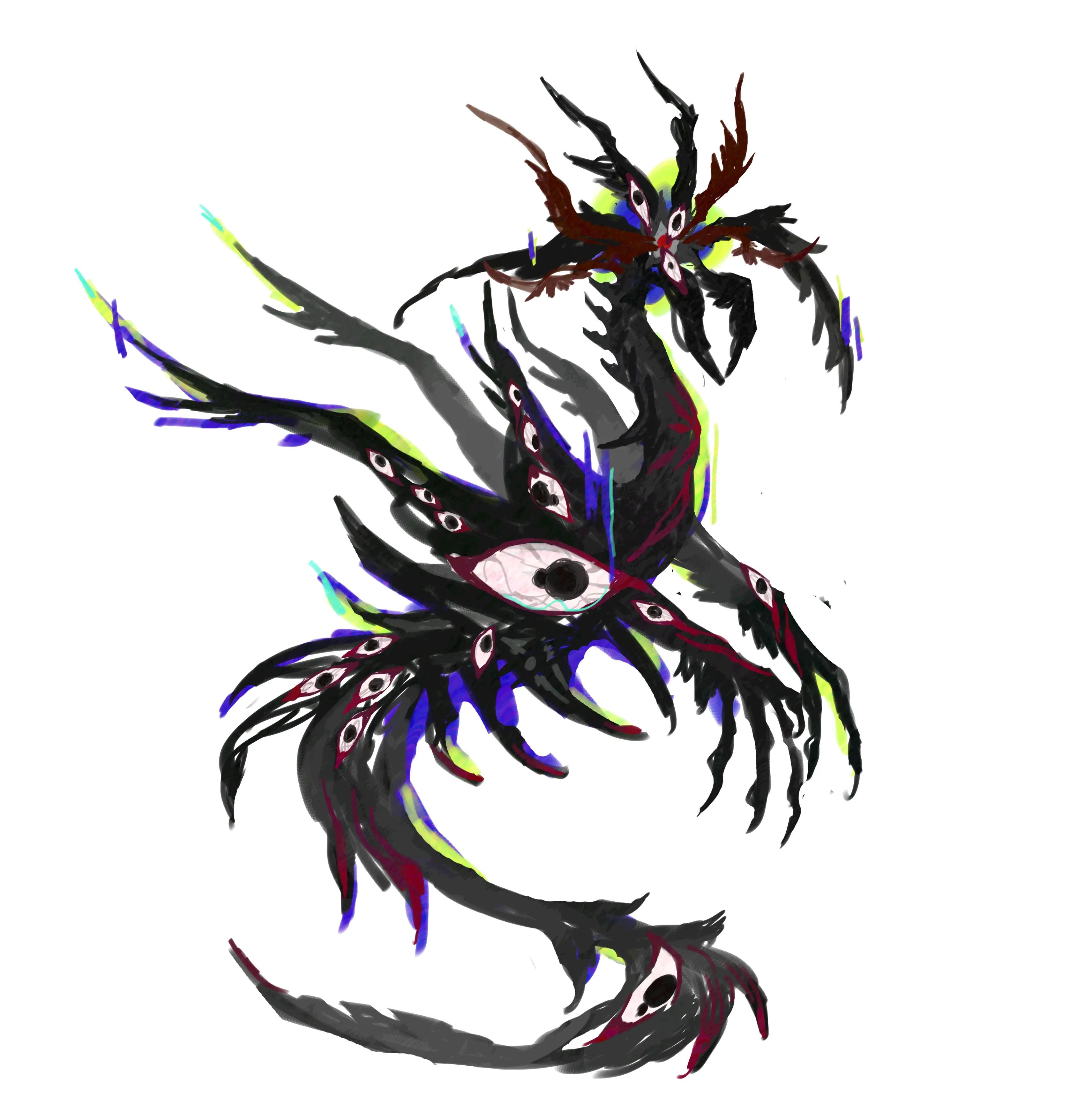 黄瞳影镰 · Oculus flavus