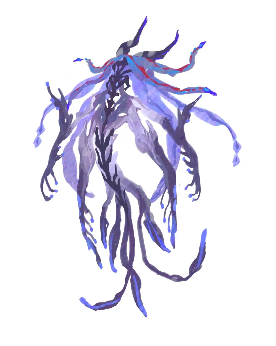 白夜枭作品 · 紫渊水母 Medusa abyssalis（异骸百相）