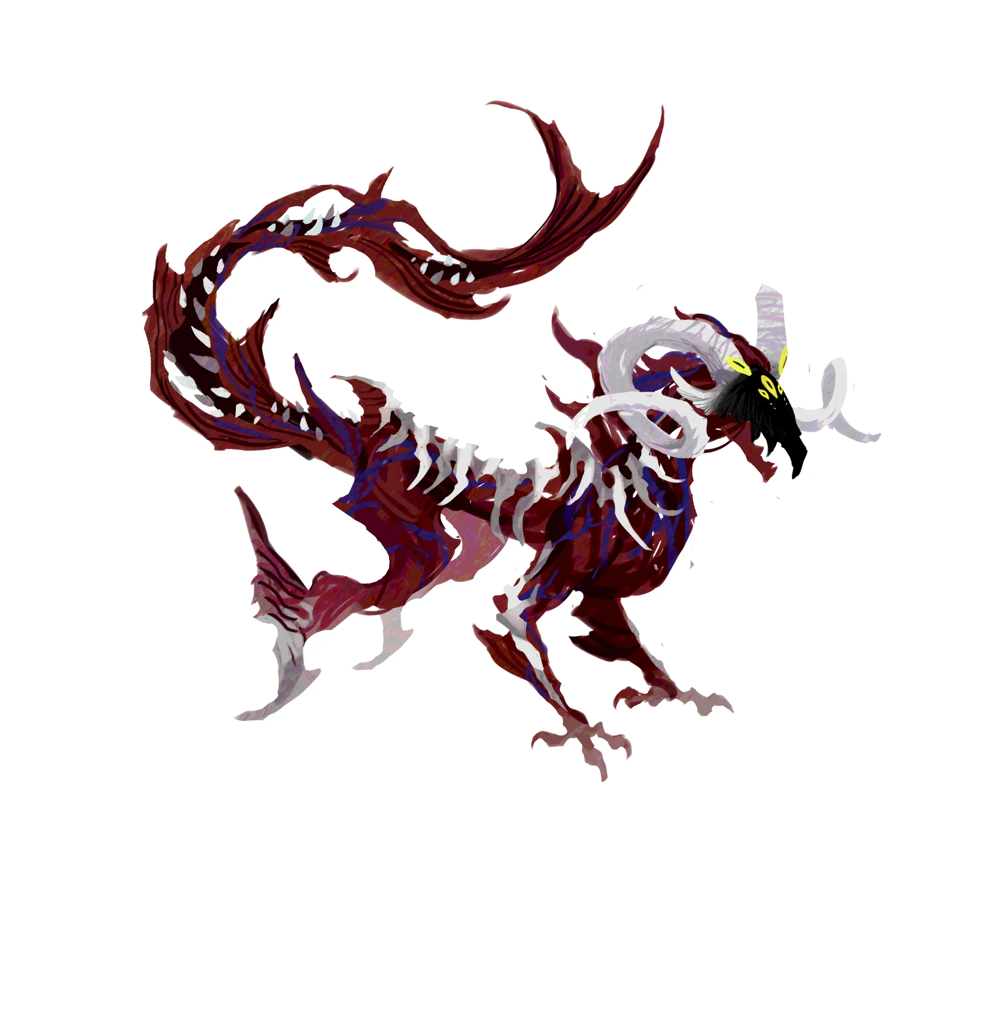 赤羽伏兽 · Fera rubripenna