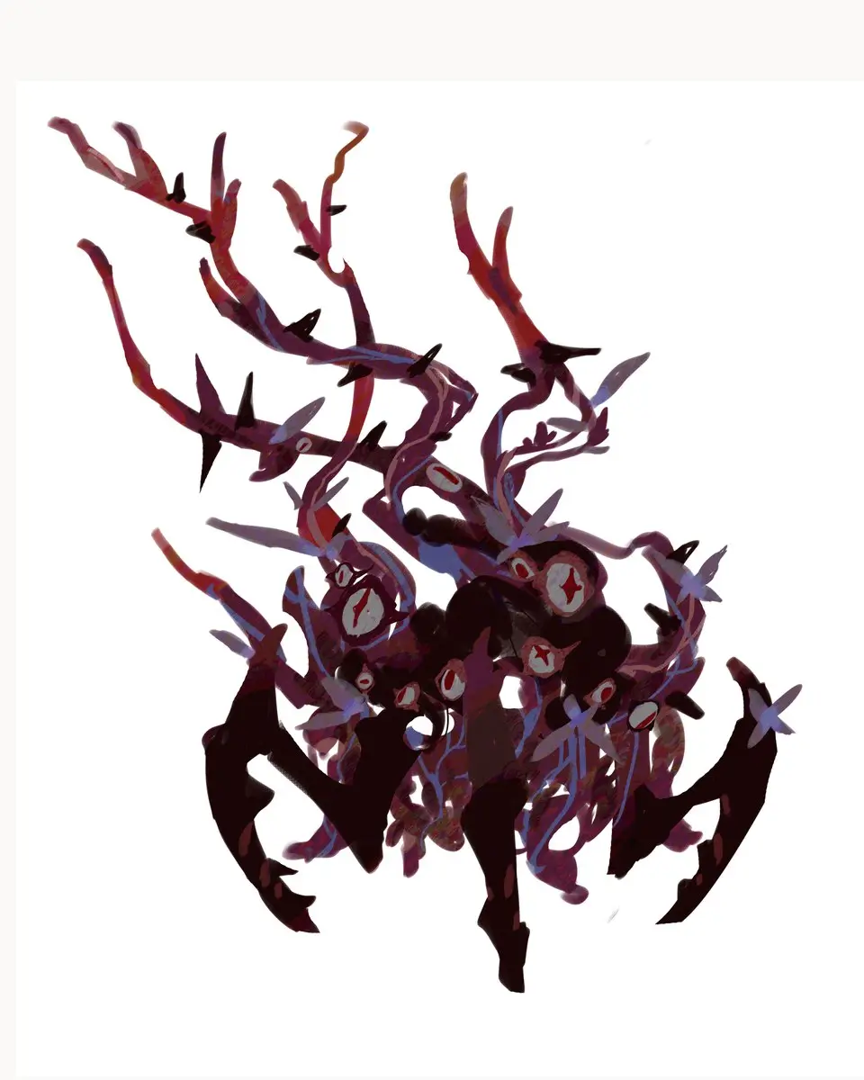 白夜枭作品 · 赤鹿荆魇 Cervus ruber（异骸百相）